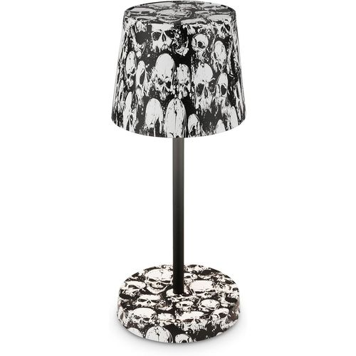 Kal-- Lampe De Table Led Sans Fil Ip44 Avec Touche, Intensité Lumineuse Variable Par Paliers, Protection Contre Les Projections D'eau, Chevet, Lecture, Camping, Lampe D'extérieur, 26x10,5 Cm