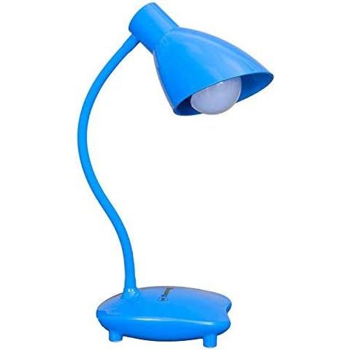 Kal-- Lampe De Table Hose Modèle Base Couleur Bleu Seule Une Ampoule Led 5w Peut Être Utilisée.