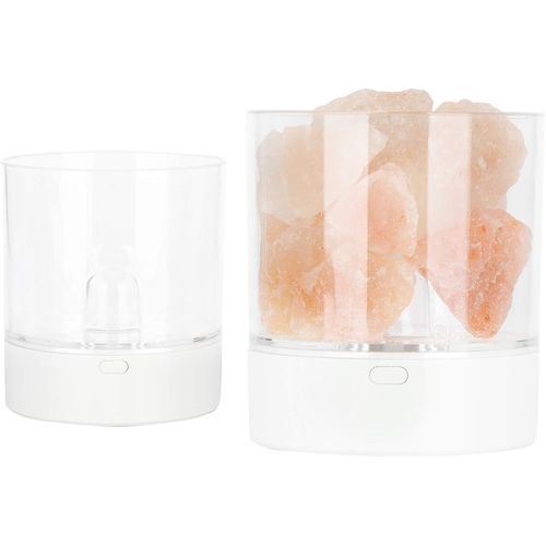 Kal-Lampe De Sel En Cristal Naturel 7 Couleurs Lampe De Chevet Veilleuse Pour Chambre Salon Décor À La Maison, Lampe De Sel Lampe De Chevet Lampe De Table Veilleuse