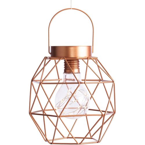 Kal-Éclairage D'ambiance Led En Métal - Lampe Suspendue - Lampe De Table Géométrique - Balbu Doré