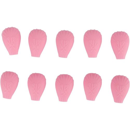 Kal-Couverture De Brosse De Maquillage, 10pcs Couvertures De Pinceaux De Maquillage En Silicone Rose Protecteur Anti-Poussière Doux Protège La Couverture De Stockage De Maquillage 