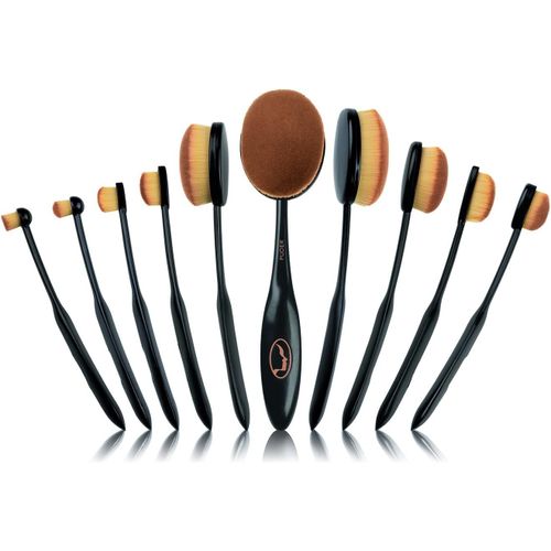 Kal-Lot De 10 Pinceaux De Maquillage Contouring Deluxe Pour Le Visage Professionnel 