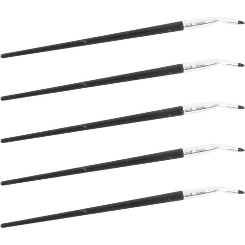 Kal-Ensemble De Pinceaux Eyeliner Biseautés Pour Un Maquillage Parfait Des Yeux, 5 Pinceaux Courbés En Ultra Fins, Définition Et Styles De Maquillage, Ensemble De Pinceaux De 