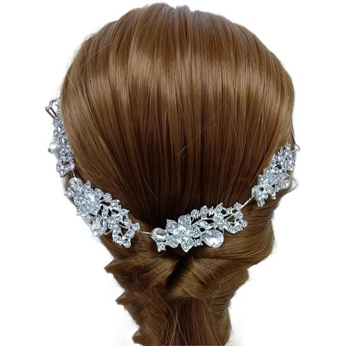 Kal-Headband Bijou De Cheveux Princesse Pour Mariage Fleur De Cristal Serre Tête Pour Femmes Et Filles I'utilisation Quotidienne Cosplay Fêtes Photographie D05311
