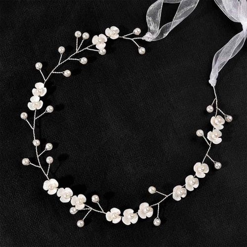 Kal-Accessoires Pour Cheveux Mariage, Accessoires Pour Cheveux En Cristal, Serre-Têtes Fille De Fleur, Serre-Têtes De Mariée Accessoires Pour Cheveux Femme
