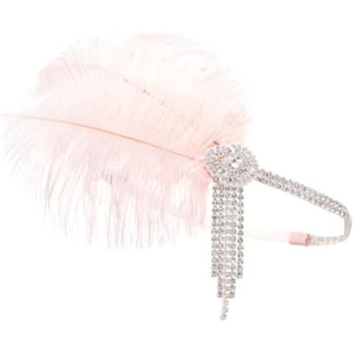 Kal-Serre-Tête Rétro À Plumes Pour Femme Accessoire Pour Mariage, Thé