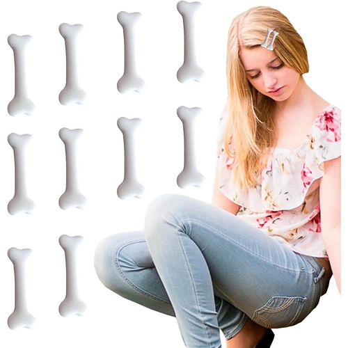 Kal-10pcs Halloween Pinces À Cheveux Os Épingle À Cheveu Barrettes Clips Accessoires Noël Cosplay Costumes Décoratif Pour Femmes Filles Blanc