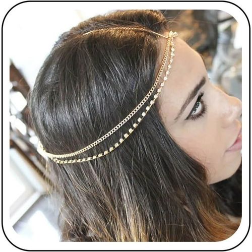 Kal-Bijoux De Tête En Strass Chaîne De Cheveux De Mariage En Cristal Coiffure De Mariage Serre-Tête En Strass Accessoires De Tête Pour Femmes
