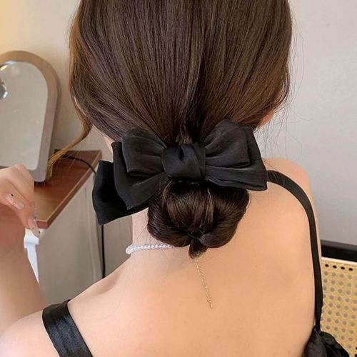 Kal-Pince À Cheveux Noire Vintage N?ud Papillon Barrette Pince À Cheveux Noire N?ud Papillon Barrette Accessoires Pour Cheveux Coiffure Pince À Cheveux Bijoux Pour Femmes