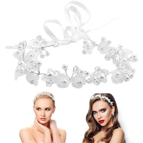 Kal-Accessoire Cheveux Mariage Bijoux De Tete Mariage Femme Couronne Fleur Cheveux Enfant Bandeau Mariage Femme Cristal Serre Tete Femme Mariage Serre Tete Enfant Pour Mariage Fête Spectacle