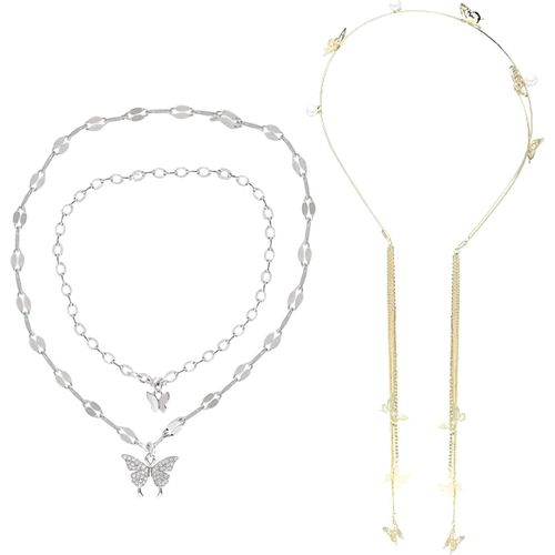 Kal-Accessoires Elfes Couronnes Elfes Coiffure Elfe Bandeau Festival Bandeau Strass Accessoires Elfes