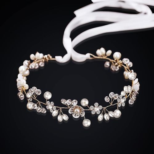 Kal-Couronne Fleur Cheveux,Accessoire Cheveux Mariage Couronne De Fleurs Pour Cheveux Couronne De Fleurs Headband Fleur Accessoires Cheveux Femme Diademe Femme