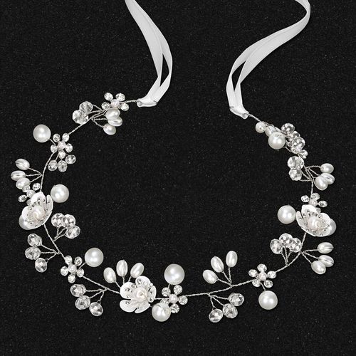 Kal-Couronne Fleur Cheveux,Accessoire Cheveux Mariage Couronne De Fleurs Pour Cheveux Couronne De Fleurs Headband Fleur Accessoires Cheveux Femme Diademe Femme