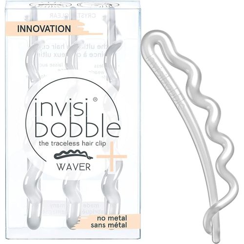 Kal-Waver+ Pince À Cheveux Transparent Crystal Clear X3 I Barettes Cheveux Femme Et Fille I Pince A Cheveux Transparent Grand Avec Fort Tenue