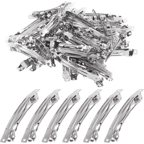 Kal-Lot De 80 Barrettes À Cheveux Françaises De 7,6 Cm, 80 Mm En Métal Vierge Pour Salon Et Filles