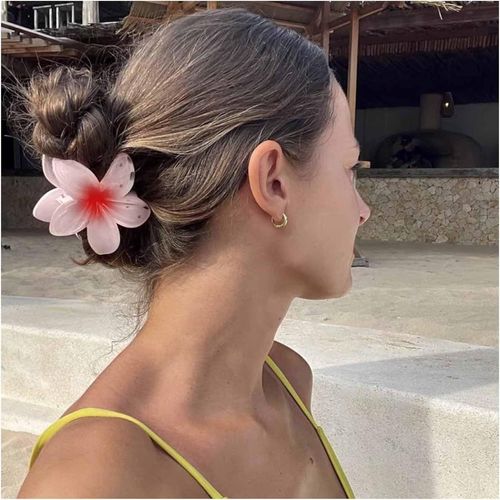 Kal-Pince A Cheveux Fleur Acrylique Pince A Cheveux Fleur Rose Pince A Cheveux Marguerite Barrette Fleurie Accessoires Fleuris Bijoux Pour Femme Coiffure