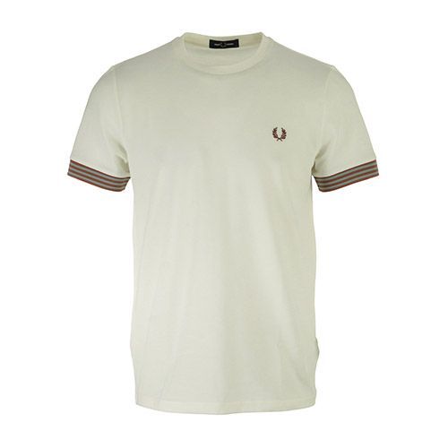 Fred Perry Striped Cuff T-Shirt