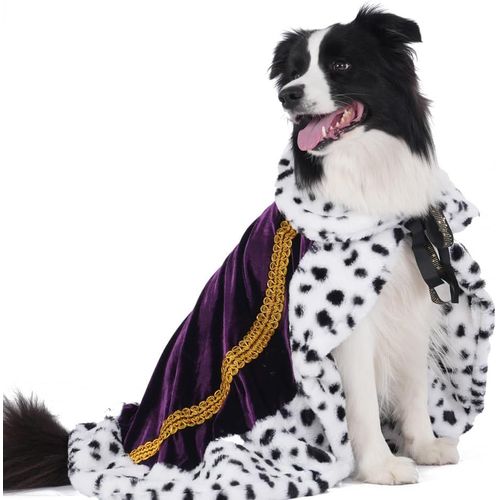 Kal-Pet Serial Lux Furpurple Cape Pour Costume D'halloween, Costume De Roi Et De Reine, Prince Et Princesse, Cosplay - L