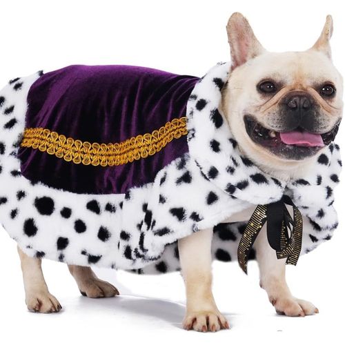 Kal-Pet Serial Lux Fur Cape Violette Pour Costume D'halloween, Roi Et Reine, Prince Et Princesse, Cosplay-M