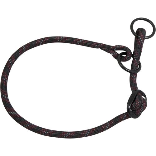 Kal-Collier Large Pour Chien Luminous Dots - Avec Points Lumineux, Haute Visibilité - Pour Toute Taille De Chiens - Couleur Noir, Taille 8 Mm X 30-35 Cm
