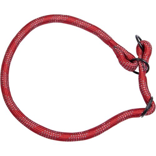 Kal-Collier Large Pour Chien Luminous Dots - Avec Points Lumineux, Haute Visibilité - Pour Toute Taille De Chiens - Couleur Rouge, Taille 12 Mm X 50-65 Cm