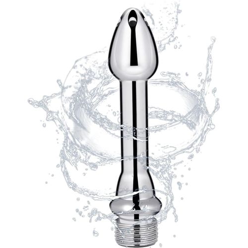 KAL-Douche De Lavement Aluminium, Pommeau De Douche En Aluminium À 5 Trous Avec Nouvelle Buse, Système De Rinçage Propre En Aluminium (Argent)
