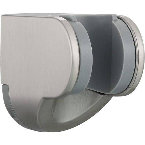 KAL-Support De Douche Reglable Mural En Plastique Accroche Pommeau De Douche Nickel Brossé, St01Na