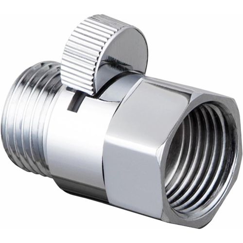 KAL-Vanne D'Arrêt 1/2, Economiseur D'Eau Pour Douche, Contrôle Du Débit De La Douche, Limitateur Debit Douche Pour Pommeau De Douche Tuyau De Douche Tuyau D'Arrosage Pièce De Rechange Universelle