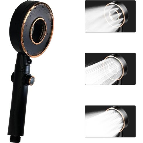 KAL-3 Types De Jet De Pommeau De Douche Haute Pression, Pommeau De Douche Pressurisé, Douchette Universelle Facile À Installer