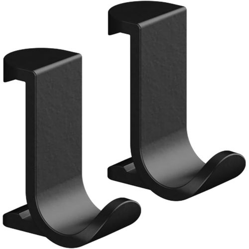 KAL-Wallstoris - Crochet Salle De Bain, Porte-Serviette Sans Percage, 2 Pièces, Largeur 18Mm, Accessoire Salle De Bain, Noir Mat, 27914670