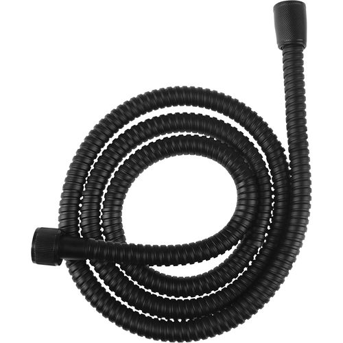 KAL-Noir Longueur 150 Cm \U2013 Acier Inoxydable Mat \U2013 Extrêmement Résistant \U2013 Raccord 1/2" / Tuyau De Rechange Pour Douche Et Baignoire / Tecb3375