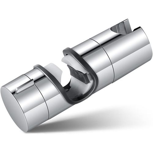 KAL-Support Douche, Universel Support Pommeau De Douche Argenté Pour Barre De Douche 20-25 Mm En Abs Massif Épaissir Et Version Améliorée Support De Pommeau De Douche