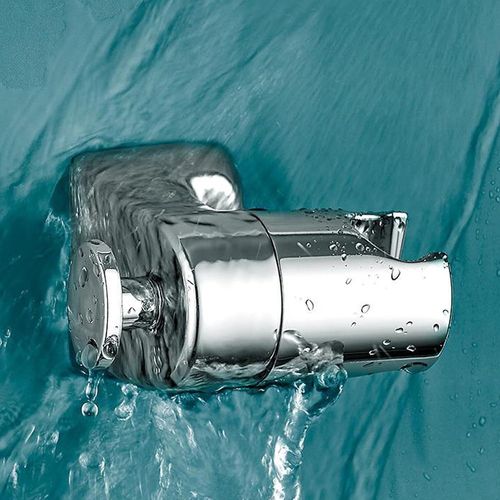 KAL-Support De Pommeau De Douche À 360 °, Support De Douche Réglables En Acier Inoxydable 304 Support De Pommeau De Douche Sans Perçage Compatible Avec La Plupart Des Tuyaux De Douche