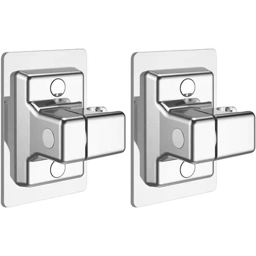 KAL-Lot De 2 Supports De Douche Rotatifs - Support De Douche Sans Perforation - Support De Pommeau De Douche Réglable - Accessoires De Pommeau De Douche