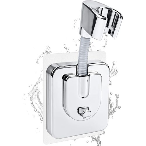 KAL-Support De Pommeau De Douche Sans Perçage - Support Mural Réglable Pour Pommeau De Douche