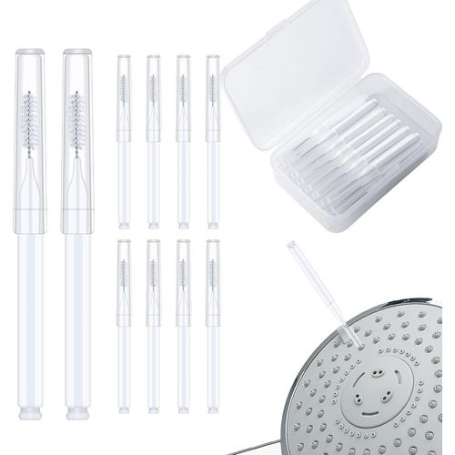 KAL-40Pcs Brosse Nettoyage Pommeau De Douche, Outil Nettoyage Pommeau Douche Multifonctionnel Nettoyant De Pommeau De Douche Pour Petit Trou De Nettoyage Pour Salle De Bain