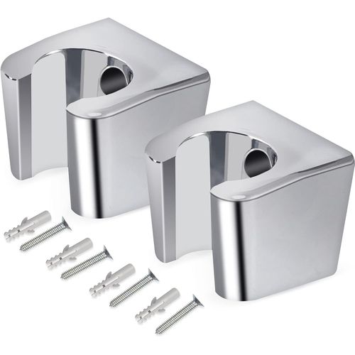 KAL-2 Pcs Support De Douche Support De Douche Mural De Douche Avec Vis Support Pommeau De Douche Universel Shower Head Holders Pour Pommeau De Douche Douchette Salle De Bain