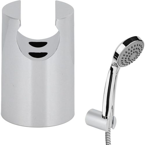 KAL-Support De Pommeau De Douche, Support De Douche Mural À Main Étanche Support De Support Simple Fournit Des Accessoires De Salle De Bain Pour La Maison Salle De Bain Hôtel Toilette(Argent)