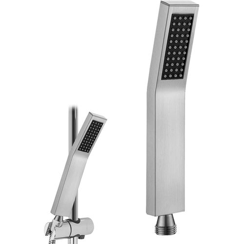KAL-1 Pcs Pommeau De Douche Haute Pression ¿ Pommeau De Douche À Main, Facile À Installer Avec Buse En Silicone Autonettoyante En Acier Inoxydable 304, Pommeau De Douche À Fonction Unique