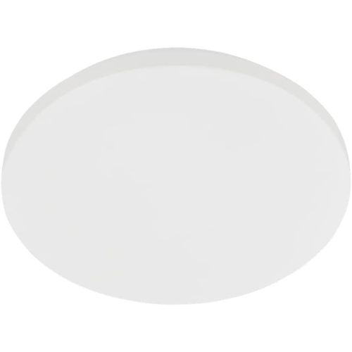KAL-Plafonnier Led Pogliola, 31 Cm, Lampe De Plafond Pour Salon, Chambre D'Enfant, Cuisine, Bureau Et Couloir, Luminaire En Acier Et Plastique Blanc