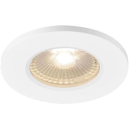 KAL-1001016 Kamuela Encastrable Avec Spot Led, Projecteur, Plafonnier Encastré, Éclairage Intérieur / Ip65 3000 K 6,5 W 400 Lm Blanc À Intensité Variable, Aluminium