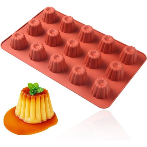 KAL-1 Pièce Moule Cannelé, Moule Silicone Patisserie, Moule A Cannelés