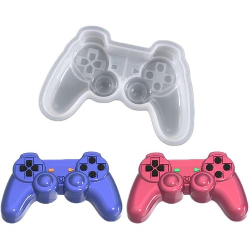 Kal-Wonderfulc Moule À Gâteau En Silicone En Forme De Manette De Jeu Vidéo Pour Bonbons, Chocolat, Cupcakes, Décoration De Pâtisserie En Résine
