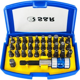 KAL-Coffret Embouts De Vissage. Set De 32 Embouts Pour Visseuse Et Tournevis Avec Porte-Embout Magnétique