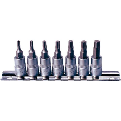KAL-911.1458 Jeu De Douilles Tournevis 1/4" Torx 7 Pièces