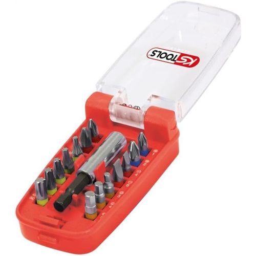 KAL-- 918.3000 - Jeu D'Embouts De Vissage - Embout Visseuse À Code Couleur Torsion Power 1/4" - 15 Pièces