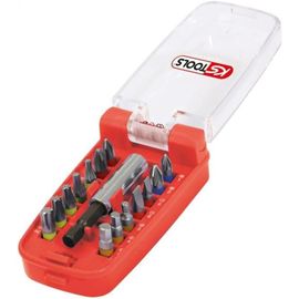 KAL-- 918.3000 - Jeu D'Embouts De Vissage - Embout Visseuse À Code Couleur Torsion Power 1/4" - 15 Pièces
