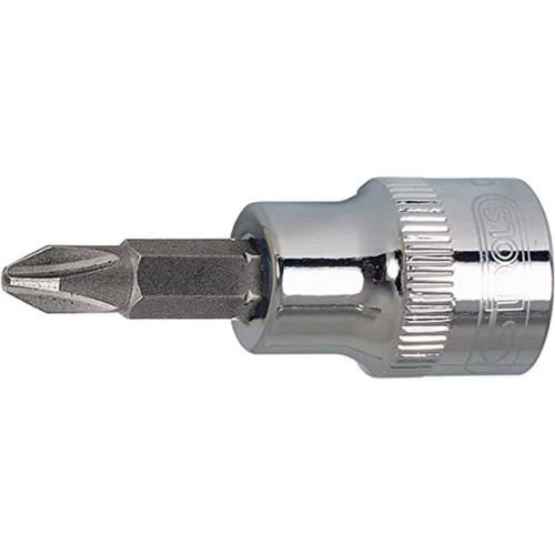 KAL-918.3868 - Douille Tournevis 3/8"", Ph1 - Gamme Chromeplus - En Chrome Vanadium - Finition Chromée