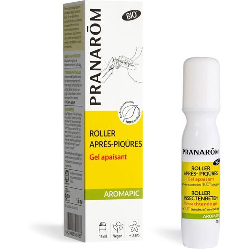 Kalanka-Aromapic Roller Après-Piqures Bio - Gel Apaisant Aux Huiles Essentielles Pures Et Naturelles - Format Pratique Aromapic 15 Ml 