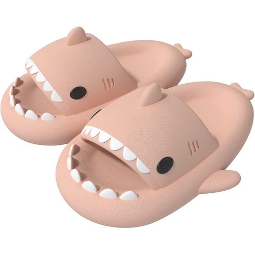 Kalanka-Claquettes De Requin Homme Femme Chaussons De Piscine Et Plage Shark Slides Été Antidérapante Confort Sandales Pantoufles